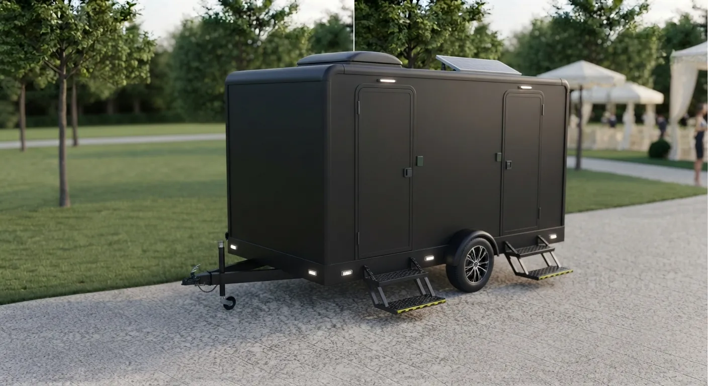 2 Stall Restroom Trailer in Cincinnati, OH