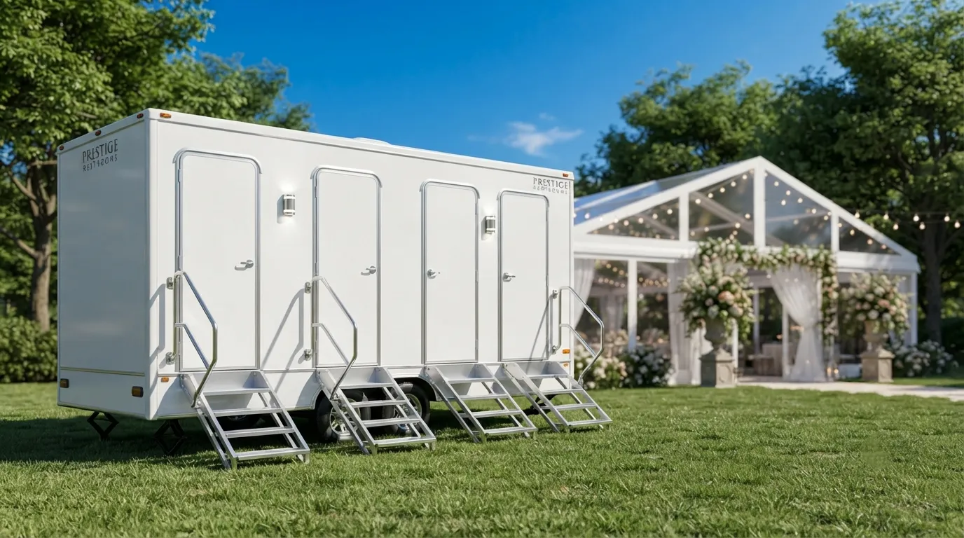 4 Stall Restroom Trailer in Cincinnati, OH